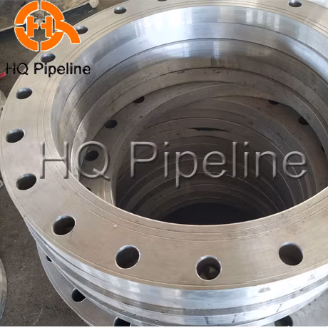 ASME/ANSI/DIN/GOST/BS/En/as/JIS/API 6A Acero al carbono forjado A105, A105n, A106, Q235, A350 Lf2, A216 Wcb S235jr S275jr Junta solapada/So/Bridas deslizantes