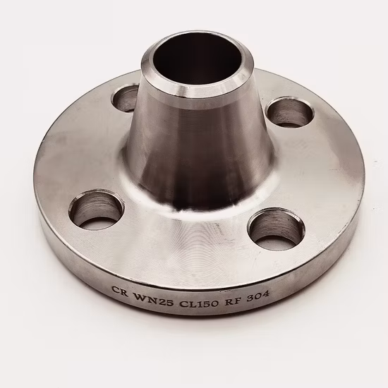 Ss 304L 316L Brida de cuello de soldadura Brida deslizante Brida de accesorios de tubería de acero inoxidable